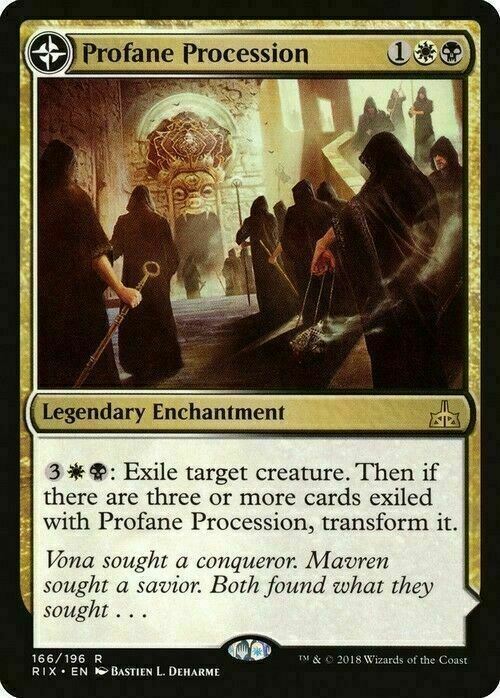 Profane Procession ~ Rivals of Ixalan [ EX+ ] [ Magic MTG ]