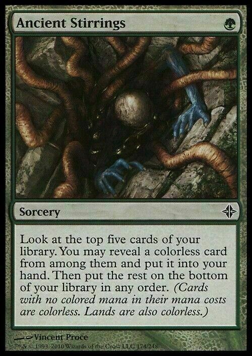 Ancient Stirrings ~ Rise of the Eldrazi [ EX ] [ Magic MTG ]