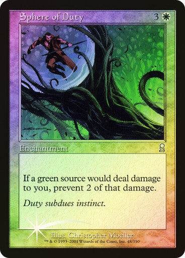 FOIL Sphere of Duty ~ Odyssey [ NM ] [ Magic MTG ]