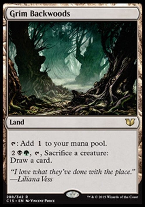 Grim Backwoods ~ Commander 2015 [ EX ] [ Magic MTG ]
