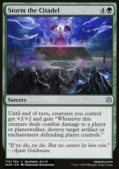 Storm the Citadel ~ War of the Spark [ NM ] [ Magic MTG ]