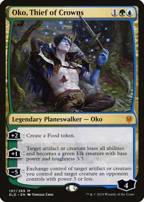 Oko, Thief of Crowns ~ Throne of Eldraine [ EX ] [ Magic MTG ]