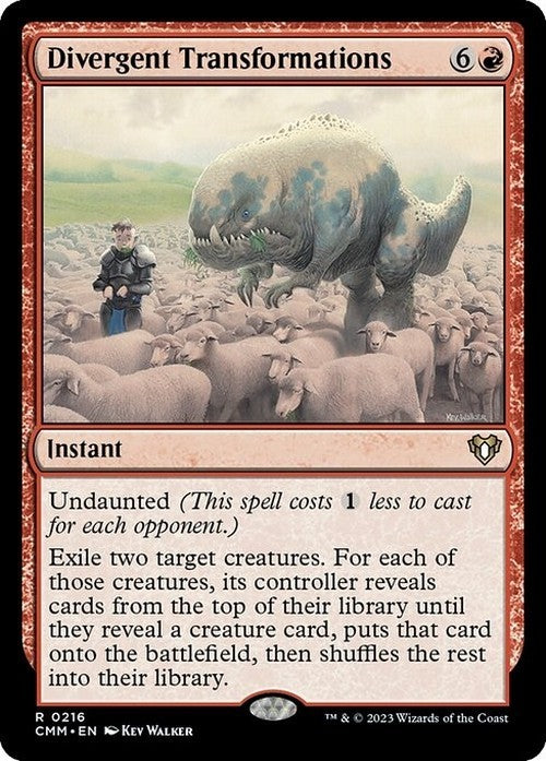 Divergent Transformations ~ Commander Masters [ NM ] [ Magic MTG ]