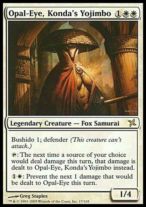 Opal-Eye, Konda's Yojimbo ~ Betrayers of Kamigawa [ EX ] [ Magic MTG ]