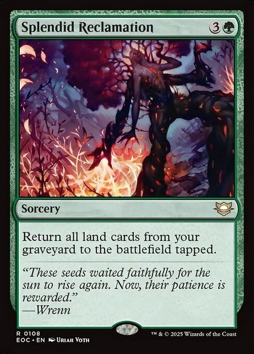 Splendid Reclamation ~ Commander: Edge of Eternities [ NM ] [ Magic MTG ]