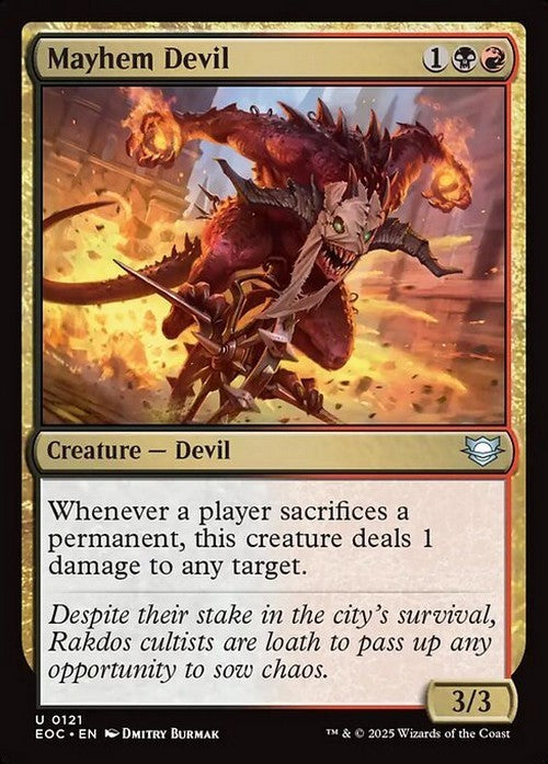 Mayhem Devil ~ Commander: Edge of Eternities [ NM ] [ Magic MTG ]