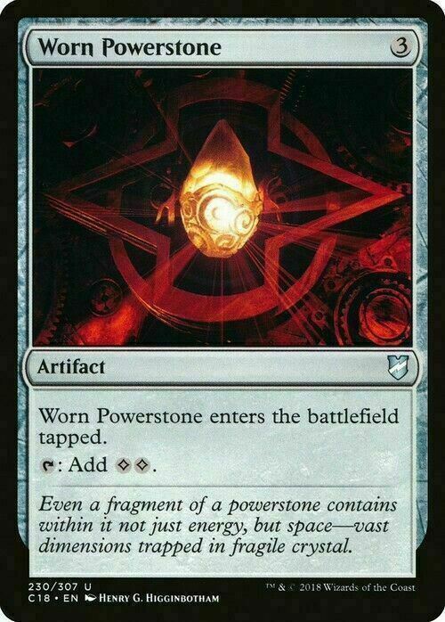 Worn Powerstone ~ Commander 2018 [ NM ] [ Magic MTG ]