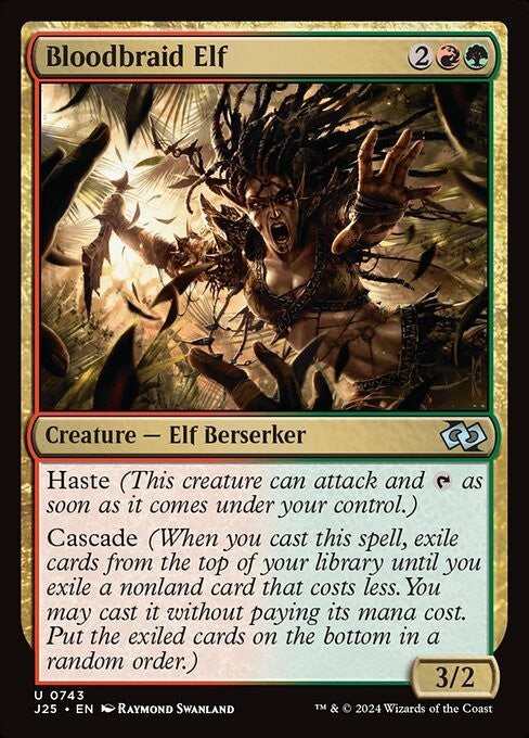 Bloodbraid Elf ~ Jumpstart 2025 [ NM ] [ Magic MTG ]