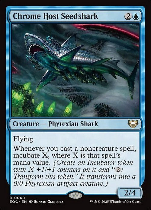 Chrome Host Seedshark ~ Commander: Edge of Eternities [ NM ] [ Magic MTG ]
