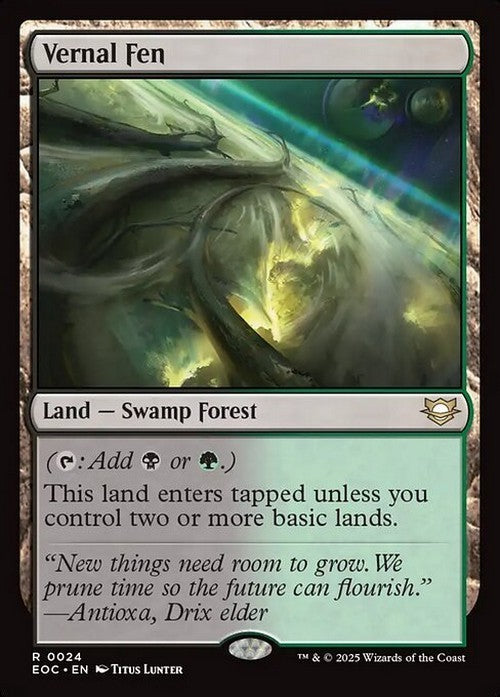 Vernal Fen ~ Commander: Edge of Eternities [ NM ] [ Magic MTG ]