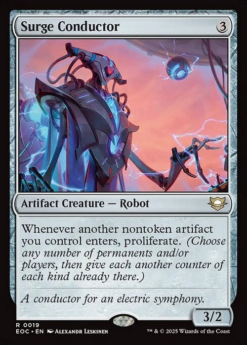 Surge Conductor ~ Commander: Edge of Eternities [ NM ] [ Magic MTG ]