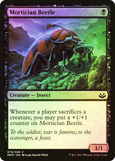 FOIL Mortician Beetle ~ Modern Masters 2017 [ EX ] [ Magic MTG ]
