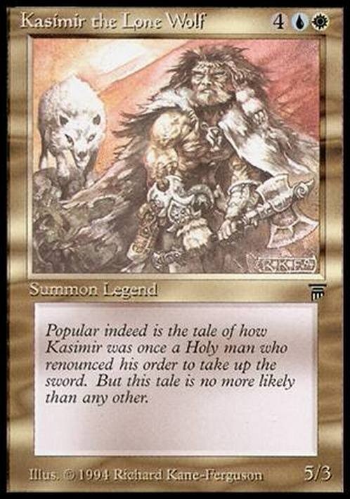 Kasimir the Lone Wolf ~ Legends [ EX ] [ Magic MTG ]