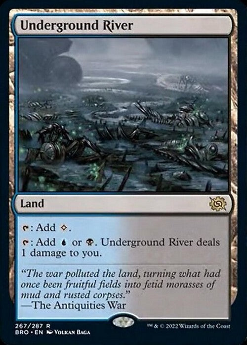 Underground River ~ The Brothers' War [ NM ] [ Magic MTG ]