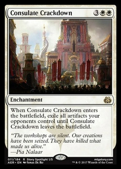 Consulate Crackdown ~ Aether Revolt [ EX ] [ MTG ]