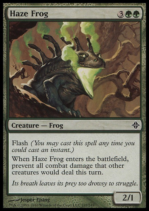 Haze Frog ~ Rise of the Eldrazi [ EX ] [ Magic MTG ]