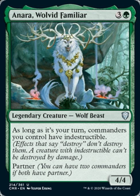 Anara, Wolvid Familiar ~ Commander Legends 1 [ NM ] [ Magic MTG ]