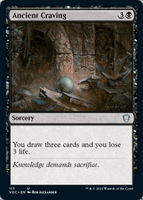 Ancient Craving ~ Commander: Crimson Vow [ NM ] [ Magic MTG ]