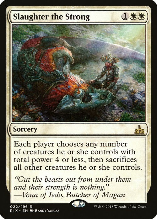 Slaughter the Strong ~ Rivals of Ixalan [ EX ] [ Magic MTG ]