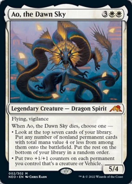 Ao, the Dawn Sky ~ Kamigawa: Neon Dynasty [ NM ] [ Magic MTG ]