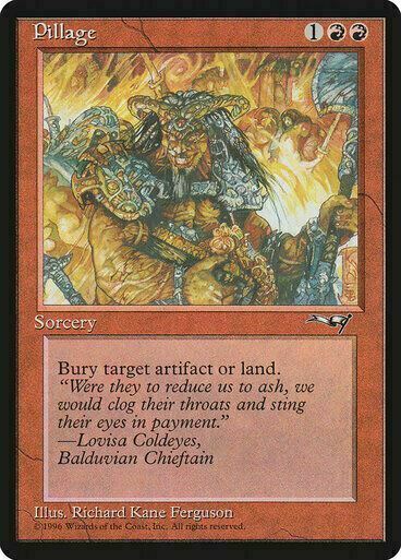 Pillage ~ Alliances [ EX ] [ Magic MTG ]