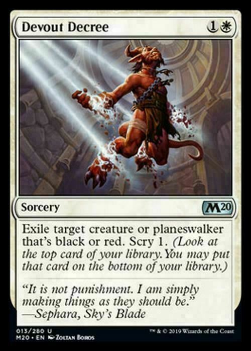 Devout Decree ~ Core 2020 [ EX ] [ Magic MTG ]