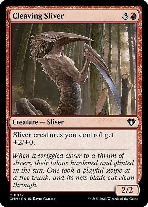 Cleaving Sliver ~ Commander Masters [ NM ] [ Magic MTG ]