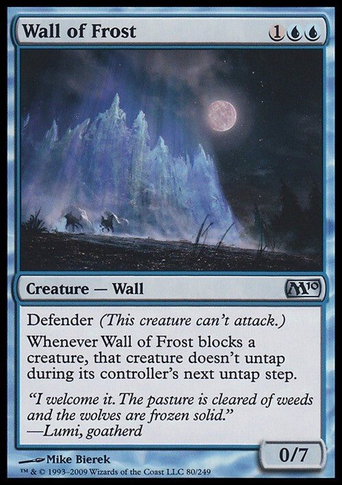 Wall of Frost ~ Magic 2010 [ EX ] [ Magic MTG ]