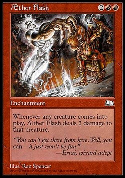 Aether Flash ~ Weatherlight [ EX ] [ Magic MTG ]