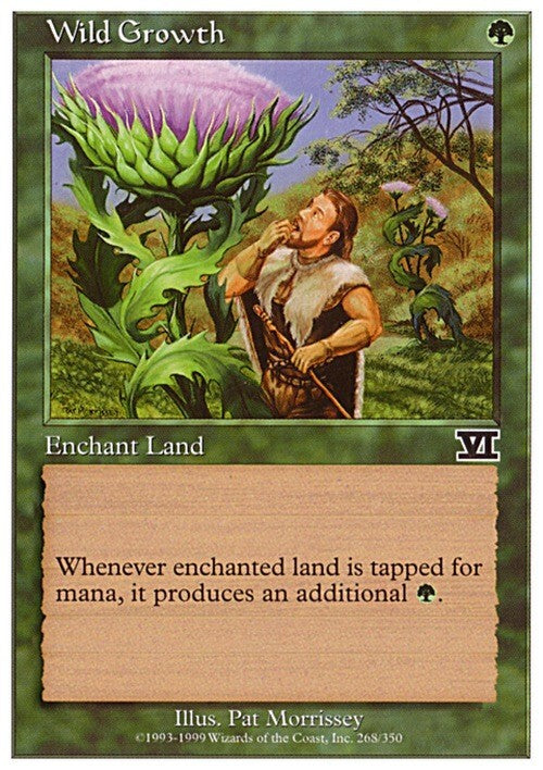 Wild Growth ~ Sixth Edition [ EX ] [ Magic MTG ]