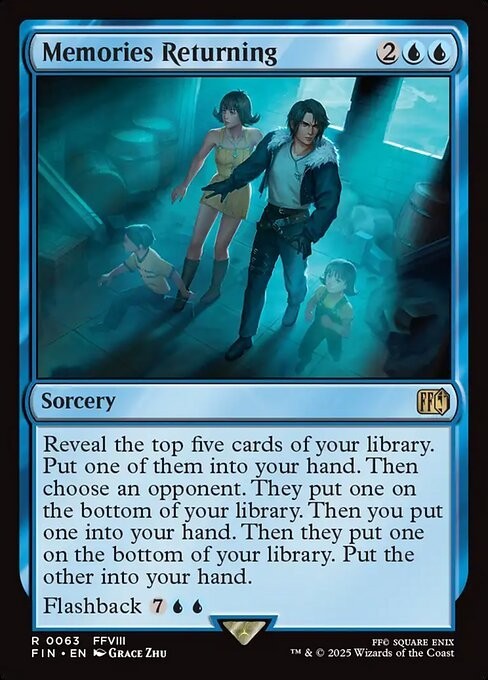Memories Returning ~ Final Fantasy [ NM ] [ Magic MTG ]