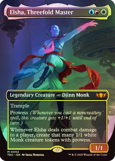 FOIL Elsha, Threefold Master ~ Commander: Tarkir: Dragonstorm [ NM ] [ MTG ]