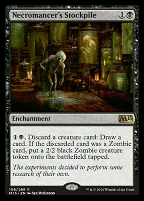 Necromancer's Stockpile ~ Magic 2015 [ EX ] [ Magic MTG ]