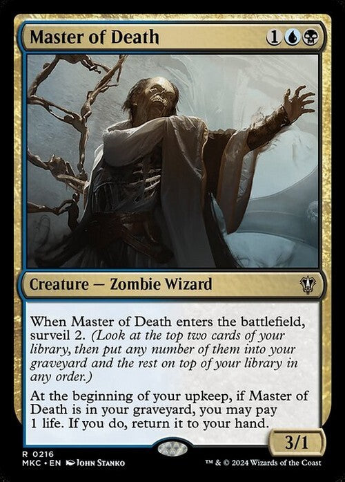 Master of Death ~ Commander: Murders at Karlov Manor [ NM ] [ MTG ]