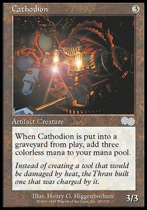 Cathodion ~ Urza's Saga [ PLAYED ] [ Magic MTG ]