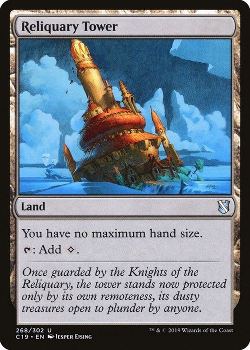 Reliquary Tower ~ Commander 2019 [ EX ] [ Magic MTG ]