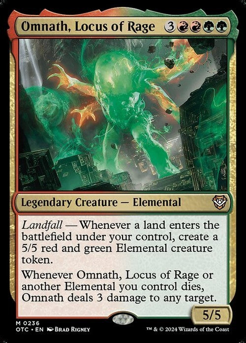 Omnath, Locus of Rage ~ Commander: Outlaws of Thunder Junction [ NM ] [ MTG ]