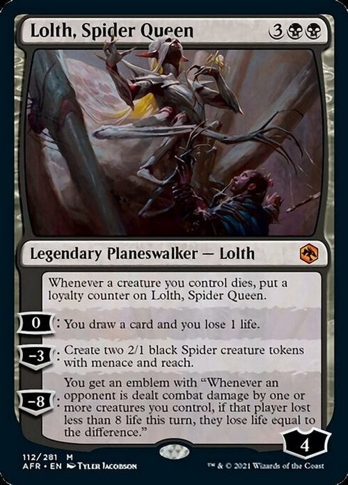 Lolth, Spider Queen ~ Adventures in the Forgotten Realms [ NM ] [ Magic MTG ]