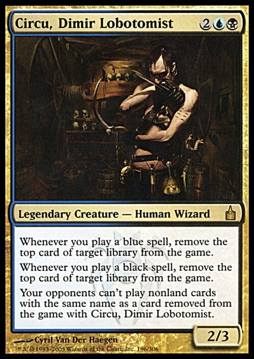 Circu, Dimir Lobotomist ~ Ravnica: City of Guilds [ EX ] [ Magic MTG ]