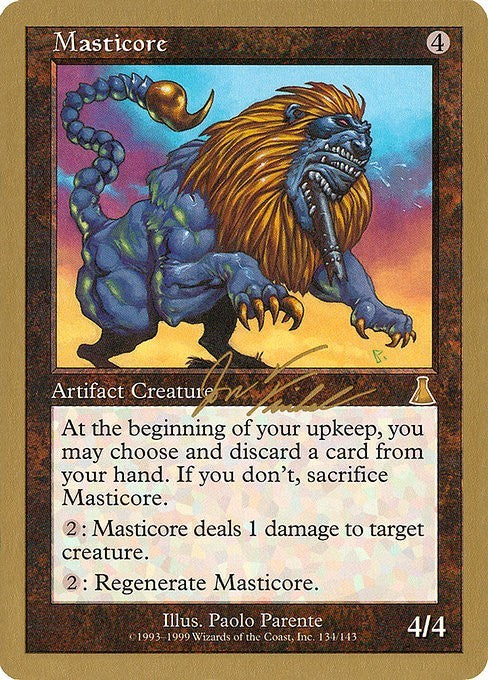 Masticore (GOLD-BORDERED) ~ World Championship [ NM ] [ Magic MTG ]