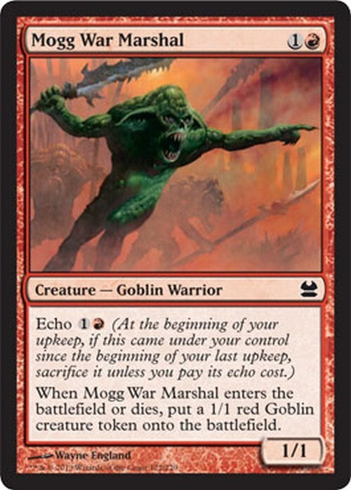 Mogg War Marshal ~ Modern Masters 2013 [ EX ] [ Magic MTG ]