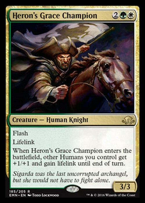 Heron's Grace Champion ~ Eldritch Moon [ EX ] [ Magic MTG ]