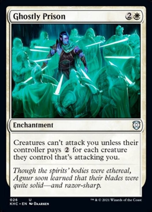 Ghostly Prison ~ Commander: Kaldheim [ NM ] [ Magic MTG ]