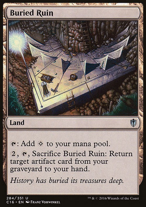 Buried Ruin ~ Commander 2016 [ EX ] [ Magic MTG ]