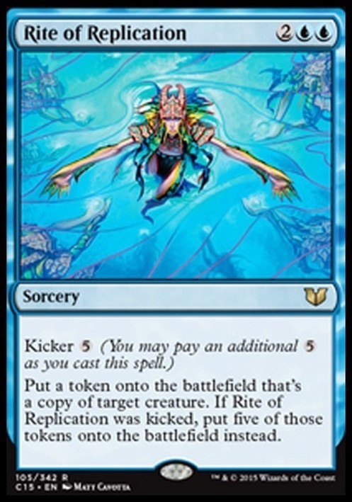 Rite of Replication ~ Commander 2015 [ EX ] [ Magic MTG ]