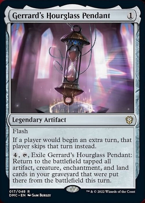 Gerrard's Hourglass Pendant ~ Commander: Dominaria United [ NM ] [ Magic MTG ]
