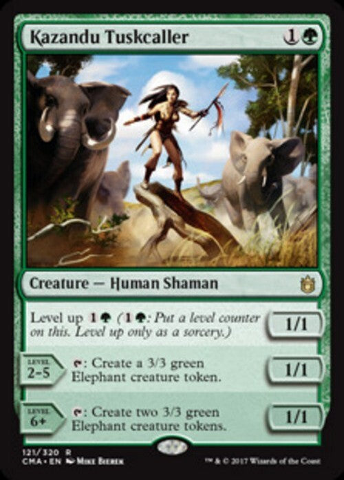 Kazandu Tuskcaller ~ Commander Anthology 1 [ EX ] [ Magic MTG ]