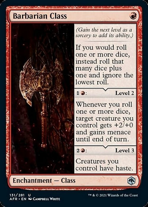 Barbarian Class ~ Adventures in the Forgotten Realms [ NM ] [ MTG ]