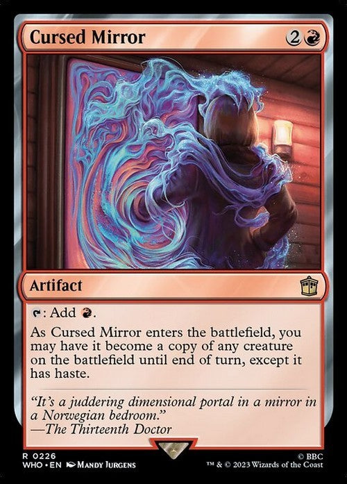 Cursed Mirror ~ Commander: Doctor Who [ NM ] [ Magic MTG ]