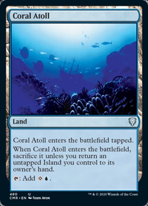 Coral Atoll ~ Commander Legends 1 [ NM ] [ Magic MTG ]